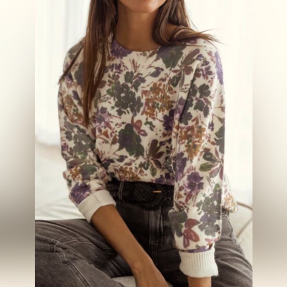 Msgm floral sweatshirt top, size S - Picture 7 of 7